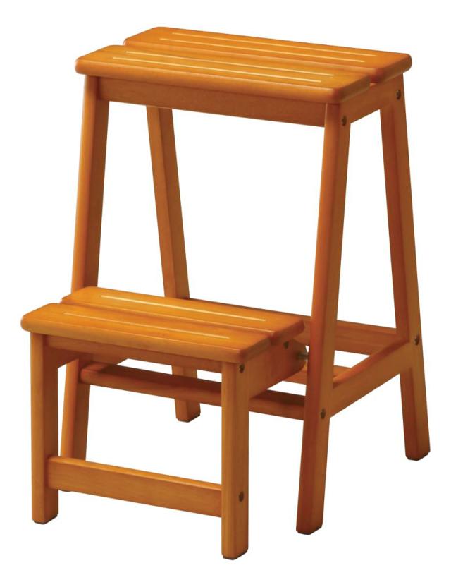 弘益 KOEKI-STC2BR ステップチェア2段(ブラウン)[KOEKISTC2BR] 返品種別A