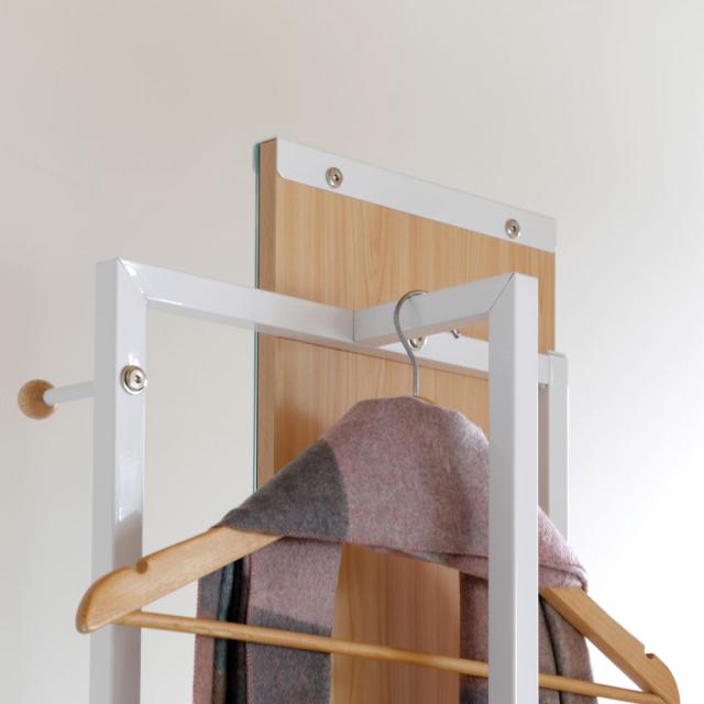 弘益 KOEKI-HM400BR ハンガー付ミラー(ブラウン)KOEKI[KOEKIHM400BR