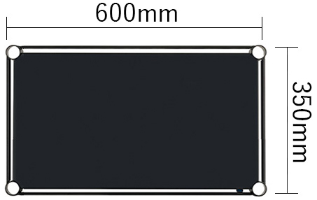 エレクターシェルフ エレクター ベーシックシリーズ フラットシェルフ W600×D350mm ブラック 1枚（ブラック）  B1424FB1返品種別A_1