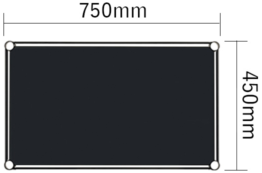 エレクターシェルフ エレクター ベーシックシリーズ フラットシェルフ W750×D450mm ブラック 1枚（ブラック）  B1830FB1返品種別A_1