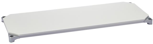 エレクターシェルフ B1848MWHS1 ベーシックシリーズウッドシェルフ 幅1200x奥行450mm ウッド フレーム 棚用（天板：ホワイト / フレーム：シルバー）[B1848MWHS1] 返品種別A