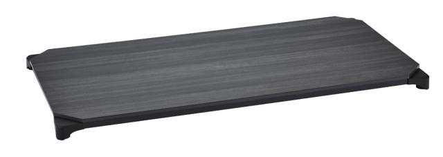 エレクターシェルフ B1848MBBD1 ベーシックシリーズウッドシェルフ 幅1200x奥行450mm ウッド フレーム 天板用（天板：ブラック / フレーム：ブラック）[B1848MBBD1] 返品種別A
