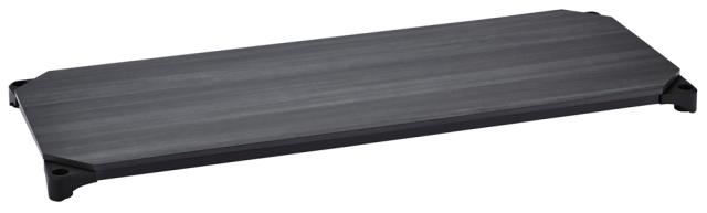 エレクターシェルフ B2436MBB1 ベーシックシリーズウッドシェルフ 幅900x奥行600mm ウッド フレーム 棚用（天板：ブラック / フレーム：ブラック）[B2436MBB1] 返品種別A