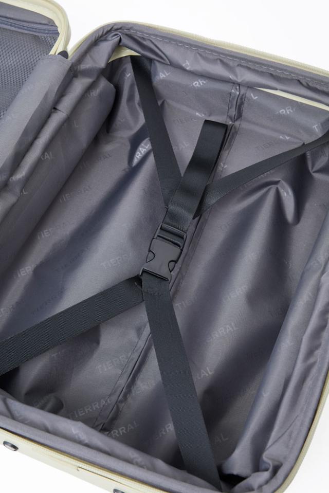 ティエラル TTRR2*07001 スーツケース （S） 35/41L（Cream Yellow