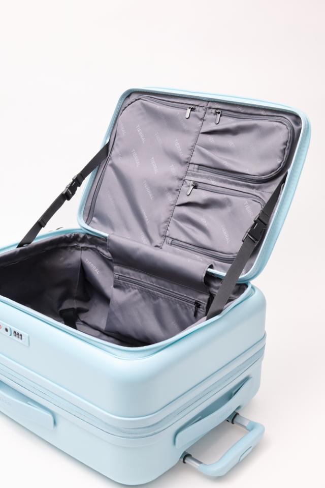 ティエラル TPFF*01003 スーツケース （L） 83/96L（Aqua Blue