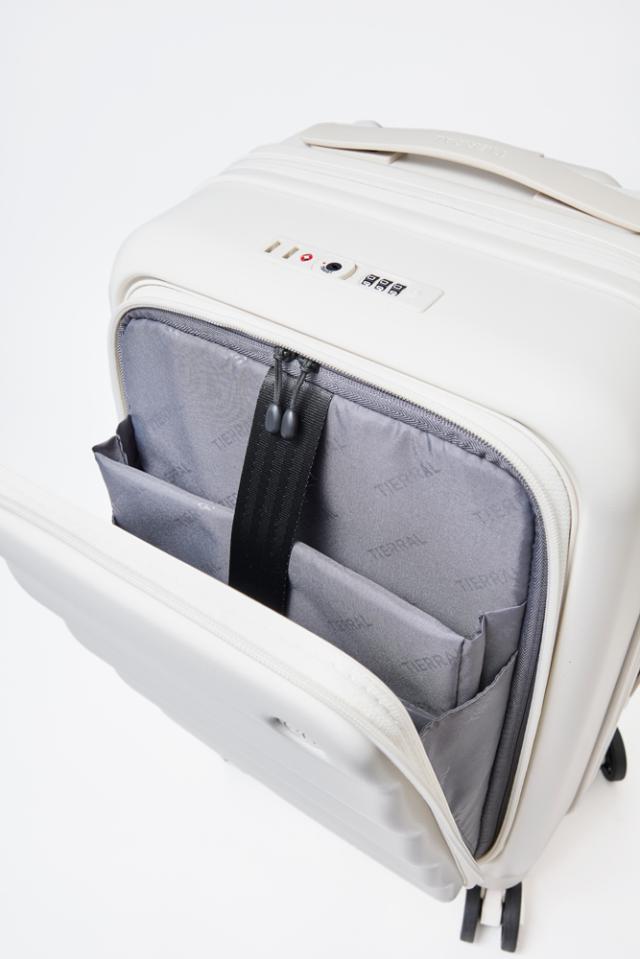 ティエラル TPFF*03001 スーツケース　（S）　35/42L（Pearl White）TIERRAL PUFFER S PEARL WHITE[TPFF03001] 返品種別B_2