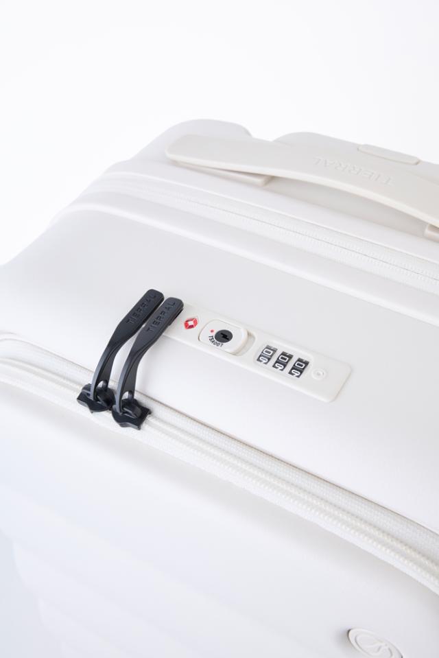 ティエラル TPFF*03001 スーツケース　（S）　35/42L（Pearl White）TIERRAL PUFFER S PEARL WHITE[TPFF03001] 返品種別B_3