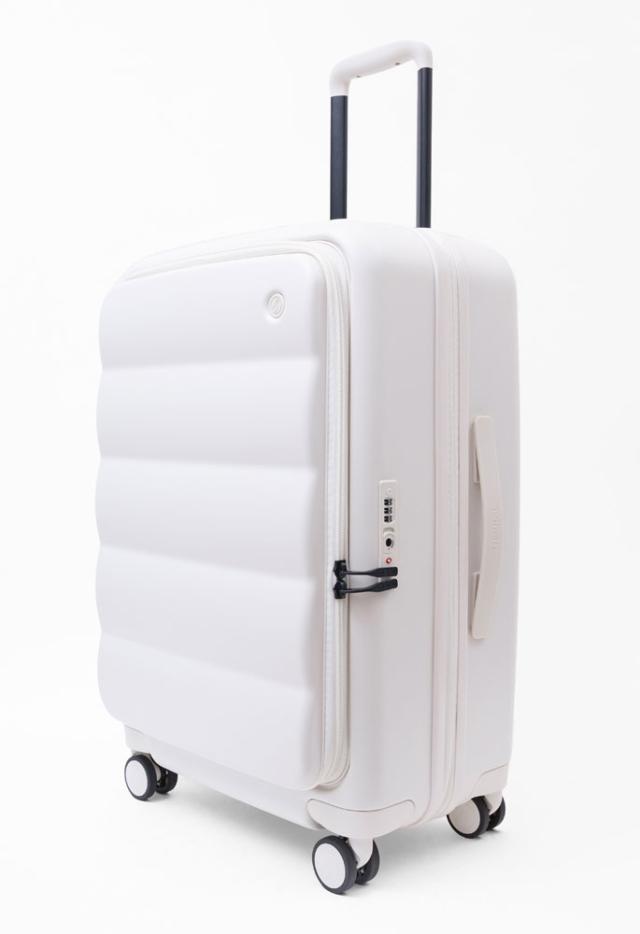 ティエラル TPFF*03002 スーツケース　（M）　63/74L（Pearl White）TIERRAL PUFFER M PEARL WHITE[TPFF03002] 返品種別B