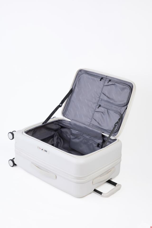 ティエラル TPFF*03002 スーツケース　（M）　63/74L（Pearl White）TIERRAL PUFFER M PEARL WHITE[TPFF03002] 返品種別B_1