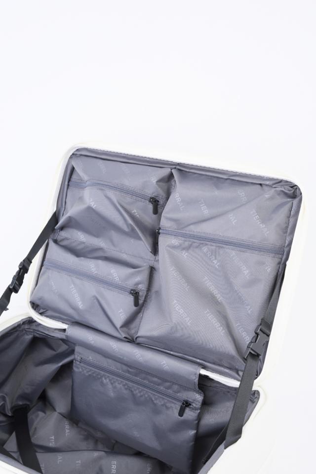 ティエラル TTMR2*03002 スーツケース （M） 70/80L（Milky White