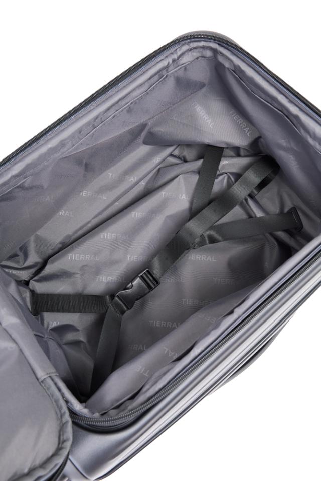 ティエラル TTMR2*09001 スーツケース （S） 37/43L（Black）TIERRAL