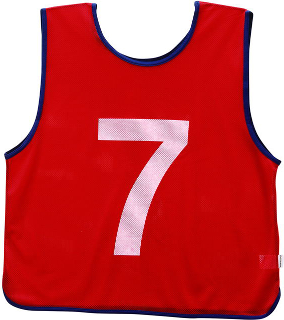 エバニュー EKA941-100 ビッグエコエムベスト No.1〜10 10枚組（赤・ビッグサイズ）EVERNEW[EKA941100エバニユ] 返品種別A