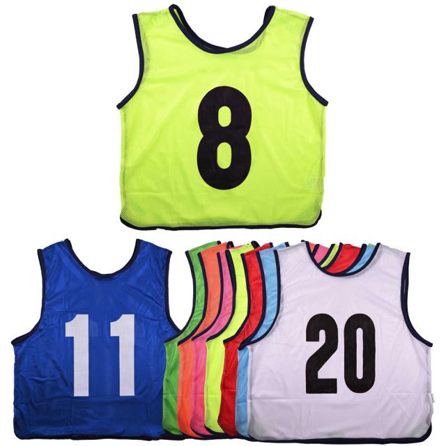 エバニュー メッシュビブスJr No.11〜20の10枚組（サックス・サイズ：ジュニアサイズ） EVERNEW EKB404-708(エバニユ)返品種別A