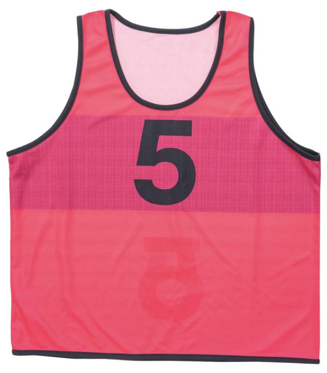 エバニュー EKB310-120(エバニユ) リバーシブル ビブスセット（No.1〜10の10枚組・ピンク）EVERNEW[EKB310120エバニユ] 返品種別A