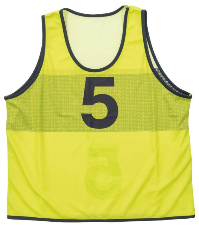 エバニュー EKB310-500(エバニユ) リバーシブル ビブスセット（No.1〜10の10枚組・緑）EVERNEW[EKB310500エバニユ] 返品種別A