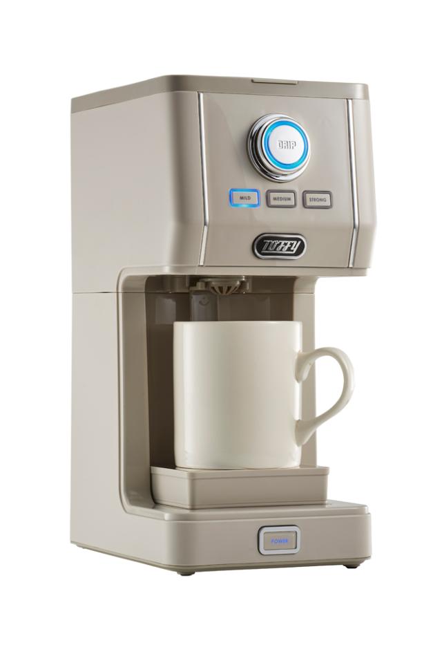 ラドンナ K-CM12-GE ダイレクトドリップアロマコーヒーメーカー　真空断熱タンブラー付き グレージュToffy[KCM12GE] 返品種別A_2