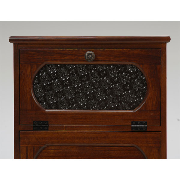 HAGIHARA(萩原) MCH-5184BR レトロチェスト(幅42×奥行32×高さ100cm)Retro(レトロ)[MCH5184BR] 返品種別A_4