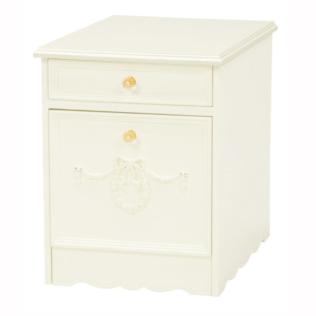 HAGIHARA(萩原) キッズサイドチェスト(ホワイト・幅41.5×奥行58×高さ53.5cm) KIDS FURNITURE(キッズファニチャー) RCH-1852WH返品種別A