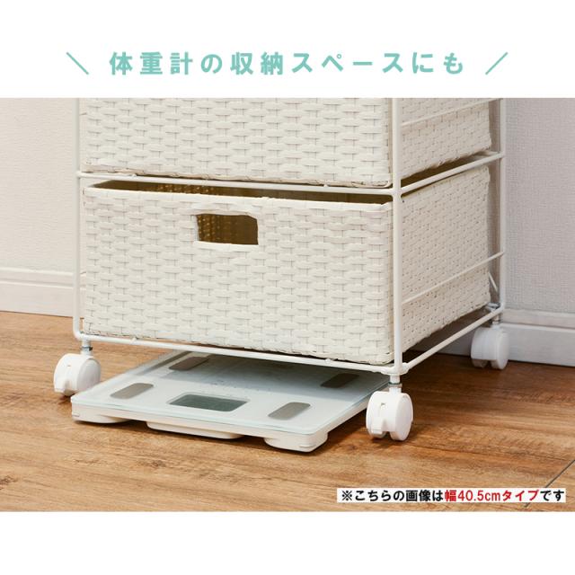 HAGIHARA(萩原) ランドリーチェスト RAN-2410WH 萩原スリーアイ HAGIHARA チェスト RAN-2406WH ホワイト 幅20.5