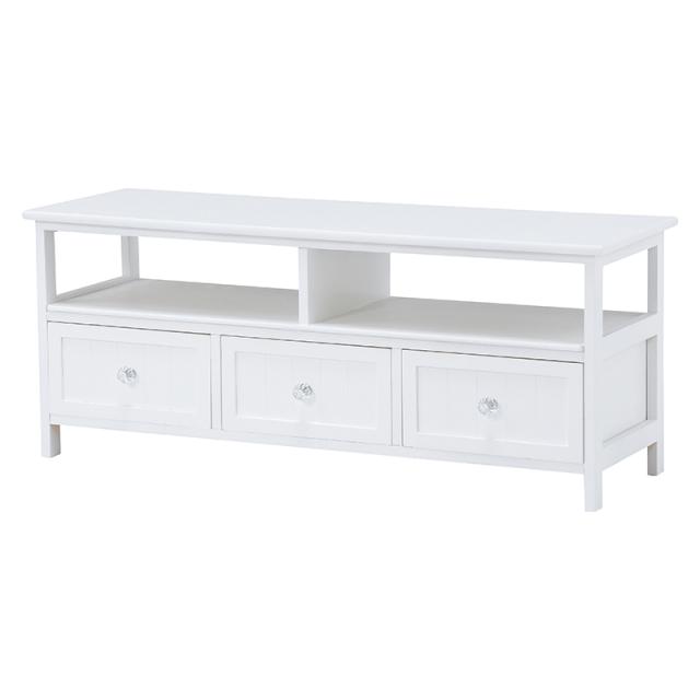 HAGIHARA(萩原) MTV-5507WH テレビボード(幅100×奥行34×高さ41cm)[MTV5507WH] 返品種別A