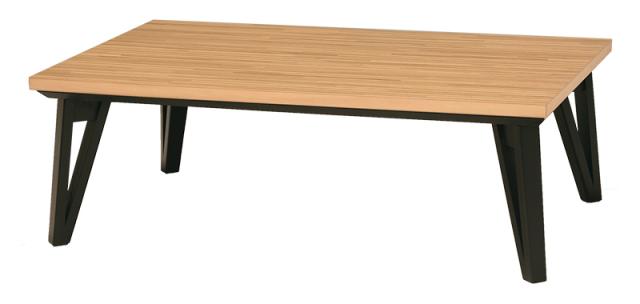 HAGIHARA(萩原) ル-ン120NA 家具調コタツ（120×75cm）【暖房器具】[ルン120NA] 返品種別A