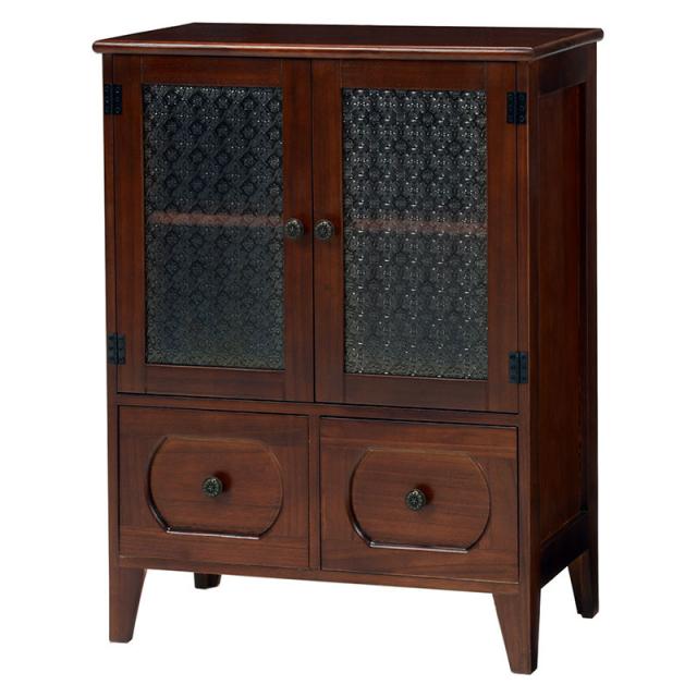 HAGIHARA(萩原) MCC-5187BR レトロキャビネット(幅60×奥行35×高さ80cm)Retro(レトロ)[MCC5187BR] 返品種別A