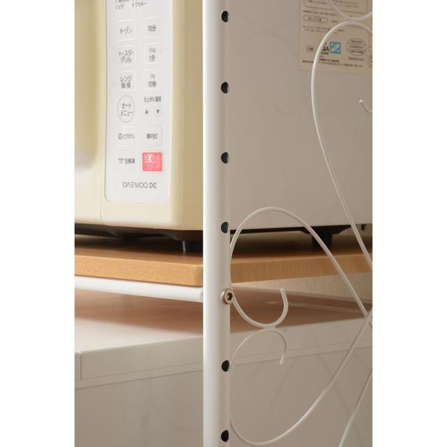 HAGIHARA(萩原) KCC-3040WH 冷蔵庫ラック(ホワイト・幅58×奥行38×高さ182.5cm)[KCC3040WH] 返品種別A_2