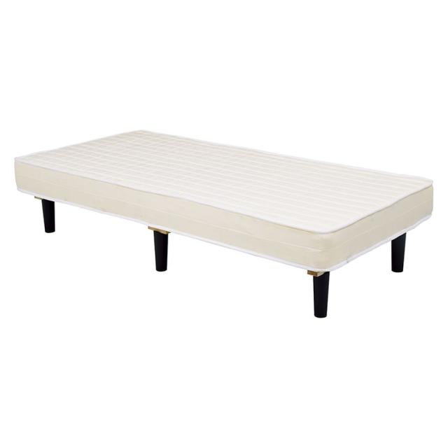 HAGIHARA(萩原) KMB-3105WH ボンネルコイルマットレスベッド(ホワイト)[KMB3105WH] 返品種別B