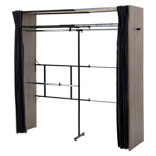 【未開封！新品未使用！】萩原 ハンガーラック クローゼット VR-7243WN Amazon｜萩原(Hagihara) ハンガーラック クローゼット コートラック 大