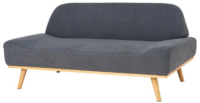 HAGIHARA(萩原) レスト2P-DGY ソファ(ダークグレー・幅135×奥行70×高さ63/座面高36cm)[レスト2PDGY] 返品種別A