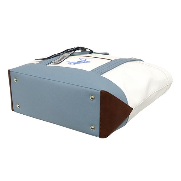 BEVERLY HILLS POLO CLUB BH2008NWH/PBL/PBL PUトートバッグL（WH/PBL/PBL）[BH2008NWHPBLPBL] 返品種別B_2