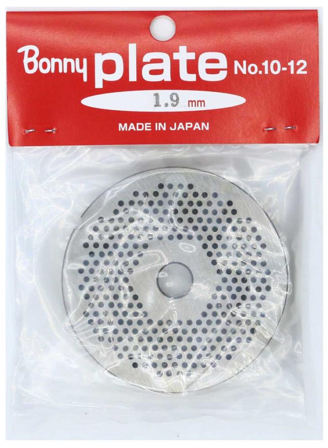 ボニー BNY-202136 ミンサー(チョッパー) プレート穴1.9mm No.10/No.12用BONNY[BNY202136] 返品種別A