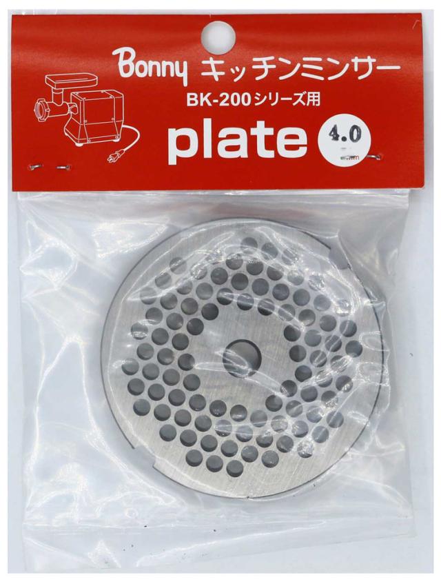 ボニー BNY-202315 BKシリーズ用プレート 4.0mmBONNY[BNY202315] 返品種別A