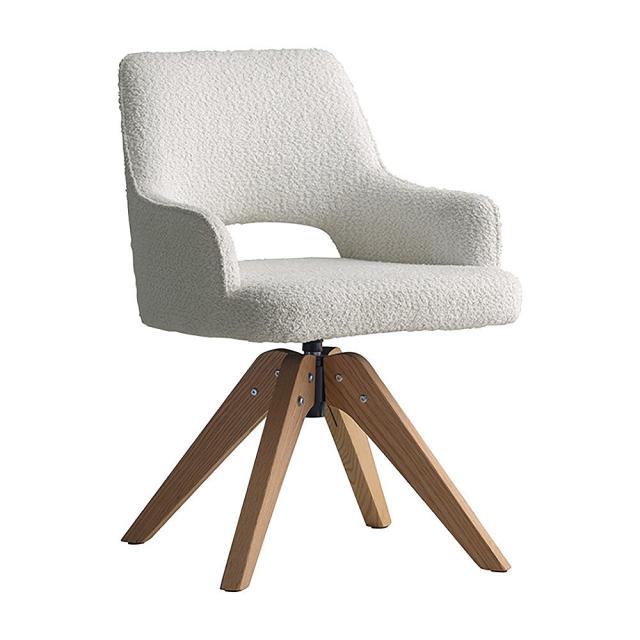 宮武製作所 CH-C5686-1_WH 回転ダイニングチェア Oria [オリア] 1脚（ホワイト）MIYATAKE[CHC56861WH] 返品種別A