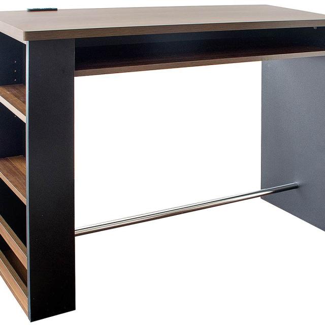 宮武製作所 KNT-1200R_BK/BR カウンターテーブル Latte [ラテ]（BKDBR）MIYATAKE[KNT1200RBKBR] 返品種別A
