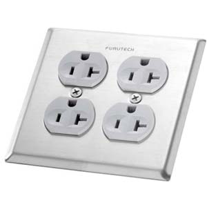 フルテック OUTLET COVER102-2D コンセントプレート（UL規格・4口タイプ）FIRUTECH[OUTLETCOVER1022D] 返品種別A