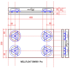ウェルフロート BW001-PRO オーディオボードウェルフロートボード（ペア）WellFloat[BW001PROペア] 返品種別A_1