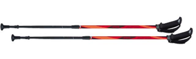 ハタチ HAC-WH1022-62 フリーアルミDフィット2（レッド）HATACHI　ノルディック・ウォーク[HACWH102262] 返品種別A