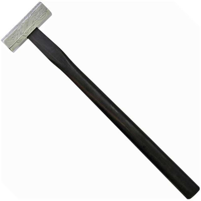 かじ平 88247 ステンレス 八角玄能 うねり龍彫金入 黒檀柄 300g[88247カジヘイ] 返品種別B
