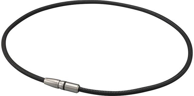 ファイテン RAKUWA　磁気チタンネックレス　BULLET［サイズ：50cm］（ブラック/ブラック） 0217TG738053返品種別A