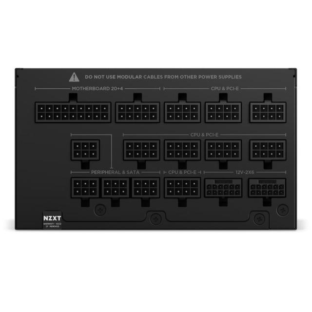 NZXT PA-5P1BB-JP PC電源 ATX3.1規格準拠 C1500 80Plus Platinum（2024）（ブラック）[PA5P1BBJP] 返品種別B_1