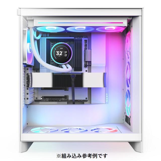 NZXT 簡易水冷CPUクーラー F360 RGB CORE シングルフレームファン採用（ホワイト） KRAKEN ELITE (2024) RL-KR36E-W2返品種別B_4