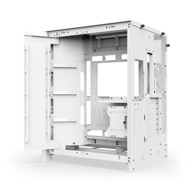 NZXT CM-H92FW-R1 大型デュアルチャンバー構造採用のATXケース H9 FLOW RGB（2025）【ATX /Micro ATX /Mini-ITX】（ホワイト）[CMH92FWR1] 返品種別B_3