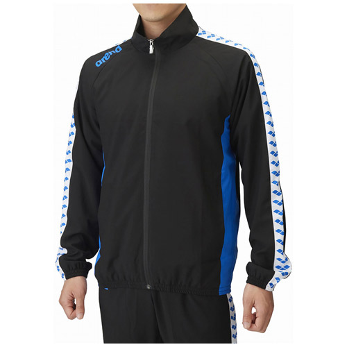アリーナ DS-ASS4JKU003-BKBU-L ジャケット（ブラック×ブルー・サイズ：L）arena[DSASS4JKU003BKBUL] 返品種別A