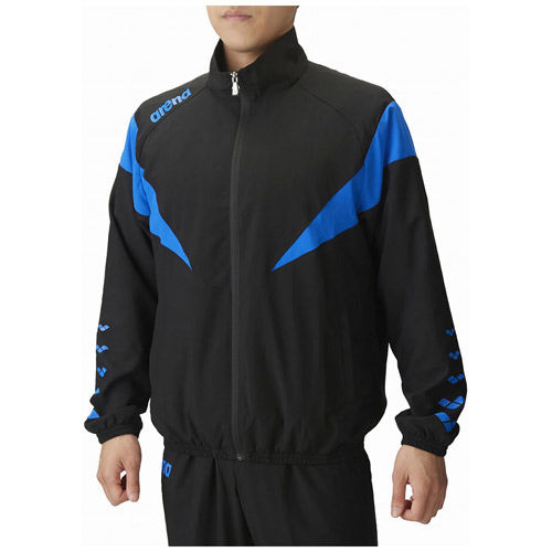 アリーナ DS-ASS4JKU007-BKBU-S ジャケット（ブラック×ブルー・サイズ