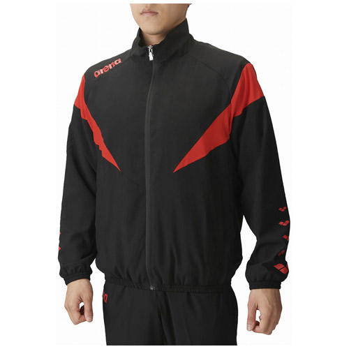 アリーナ DS-ASS4JKU007-BKRD-L ジャケット（ブラック×レッド・サイズ：L）arena[DSASS4JKU007BKRDL] 返品種別A