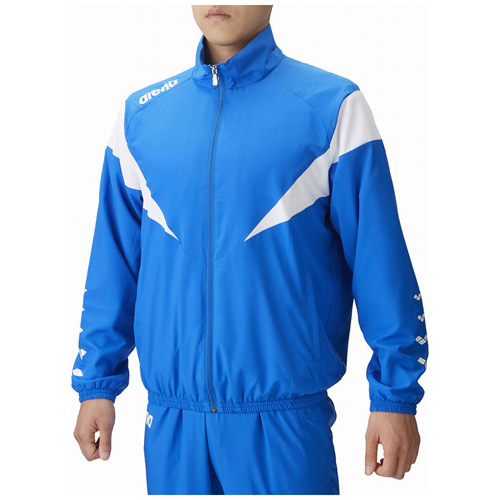 アリーナ ASS4JKU007-BUWT-XO ジャケット（ブルー×ホワイト・サイズ：XO）arena[ASS4JKU007BUWTXO] 返品種別A