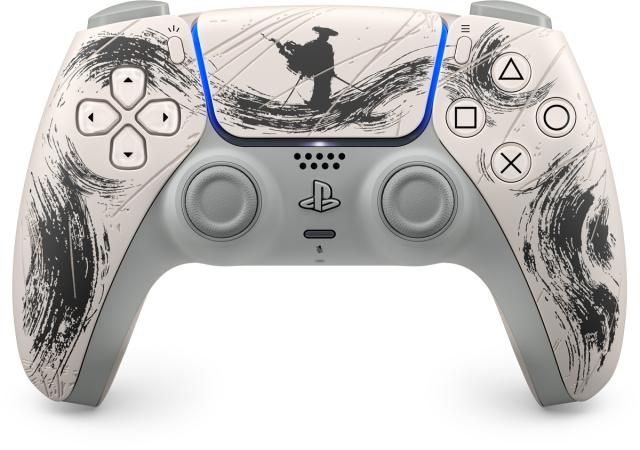 【PS5】DualSense(R) ワイヤレスコントローラー "Ghost of Yotei" ブラック  リミテッドエディション 返品種別B