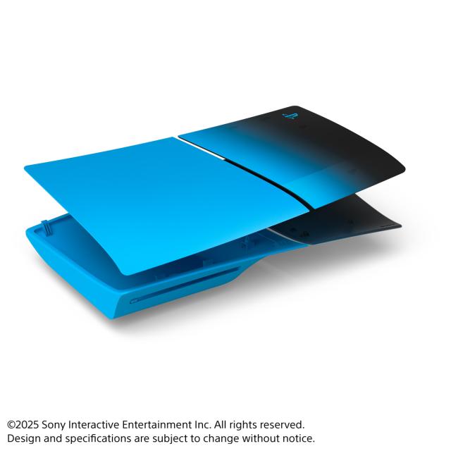 【PS5】PlayStation 5用カバー リズム ブルー　（CFI-2000 model group - slim用） 返品種別B