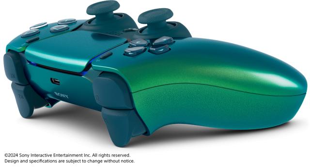 【PS5】DualSense(R) ワイヤレスコントローラー　クロマ グリーン 返品種別B_1